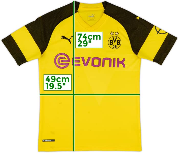 2018-19 Borussia Dortmund Home Shirt - 5/10 - (S)