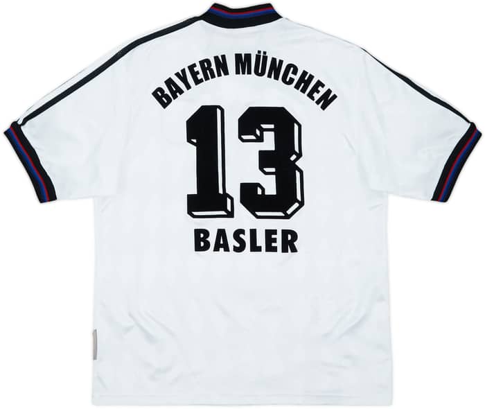 1996-98 Bayern Munich Away Shirt Basler #13 - 8/10 - (XL.Boys)