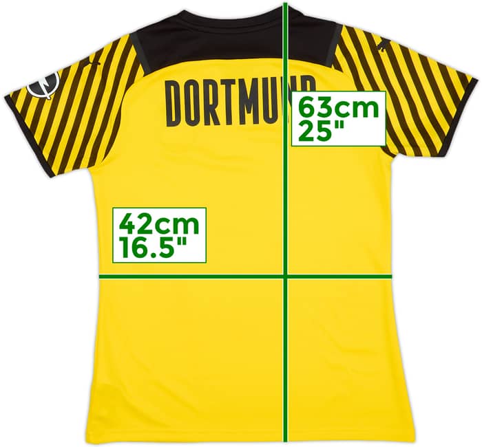 2021-22 Borussia Dortmund Home Shirt - 9/10 - (Women's S)