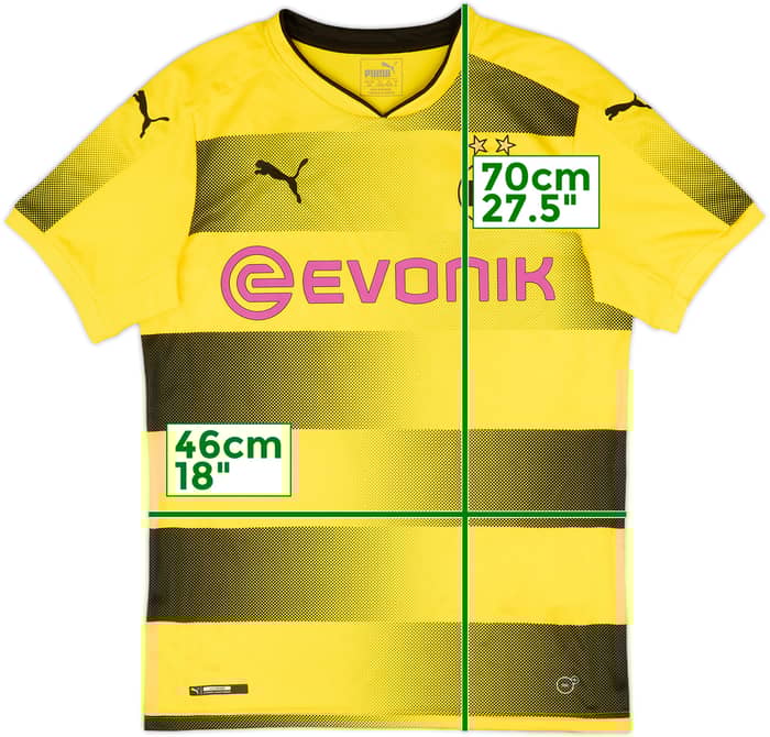 2017-18 Borussia Dortmund Home Shirt Sancho #7 - 9/10 - (S)