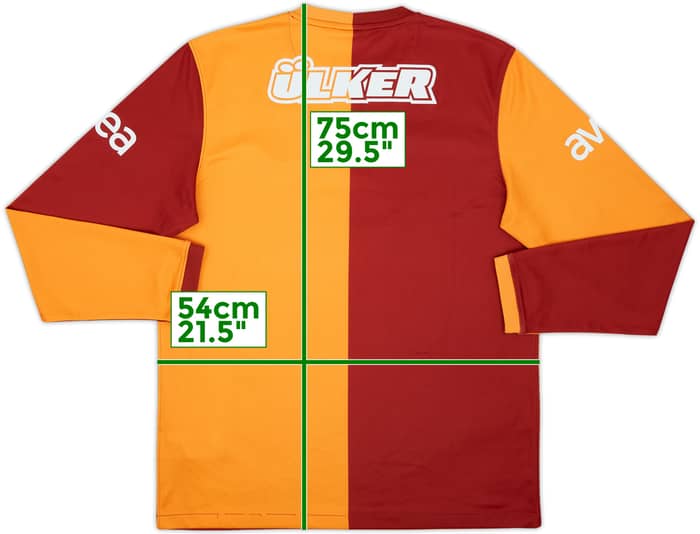 2013-14 Galatasaray Home L/S Shirt - 7/10 - (L)