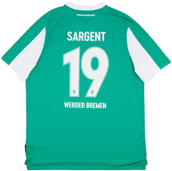 2020-21 Werder Bremen Home Shirt Sargent #19 - 7/10 - (XXL)