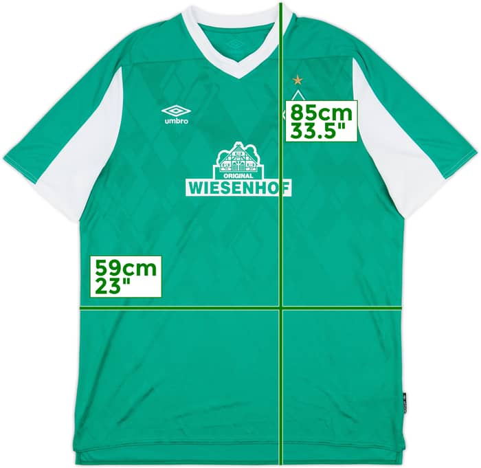 2020-21 Werder Bremen Home Shirt Sargent #19 - 7/10 - (XXL)