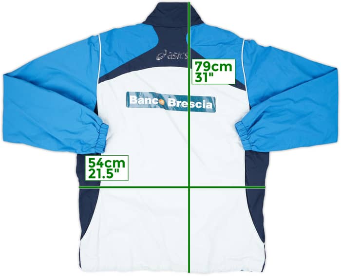 2007-08 Brescia Asics Hooded Rain Jacket - 5/10 - (S)