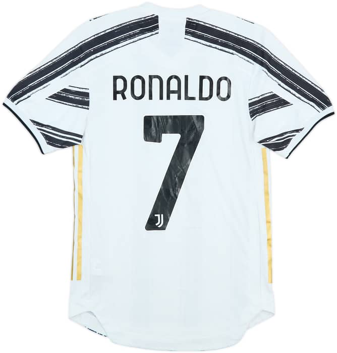 2020-21 Juventus Authentic Home Shirt Ronaldo #7 - 5/10 - (XS)