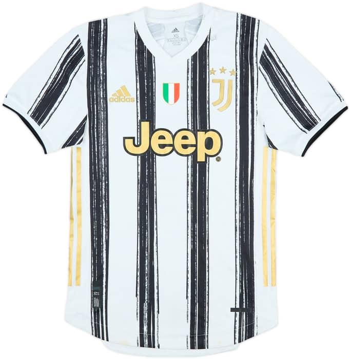 2020-21 Juventus Authentic Home Shirt Ronaldo #7 - 5/10 - (XS)