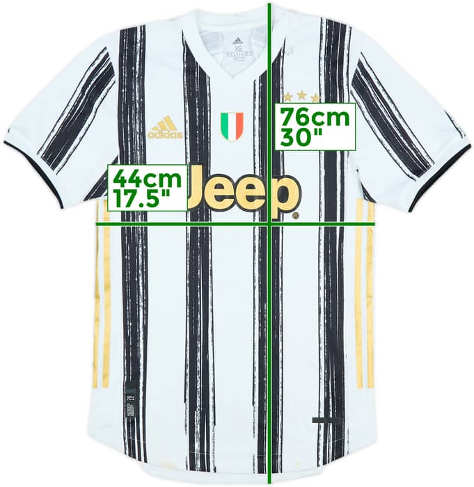 2020-21 Juventus Authentic Home Shirt Ronaldo #7 - 5/10 - (XS)