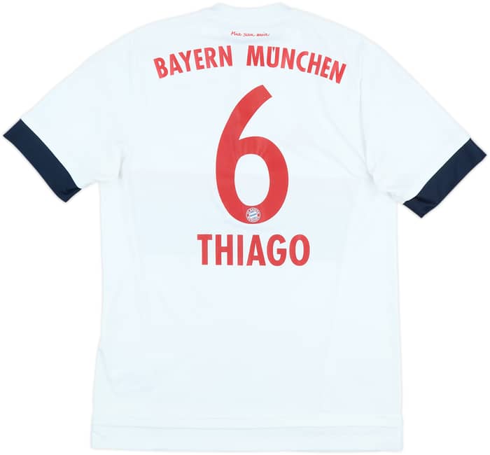2015-16 Bayern Munich Away Shirt Thiago #6 - 9/10 - (M)
