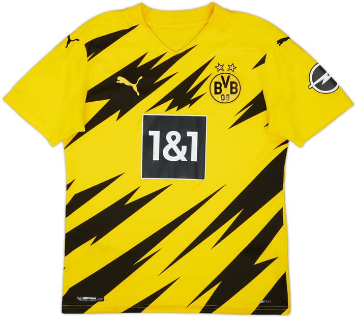 2020-21 Borussia Dortmund Home Shirt Haaland #9 - 6/10 - (S)