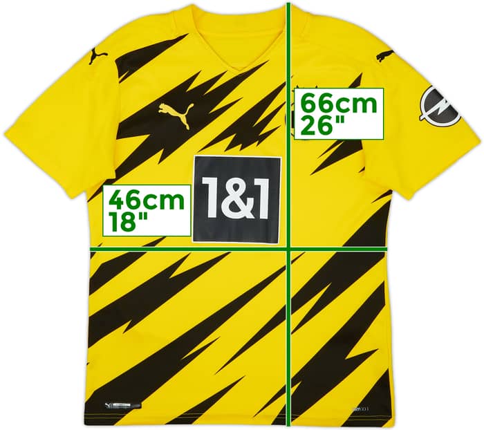 2020-21 Borussia Dortmund Home Shirt Haaland #9 - 6/10 - (S)