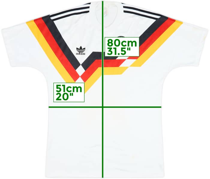 1988-91 West Germany Home Shirt - 7/10 - (M/L)