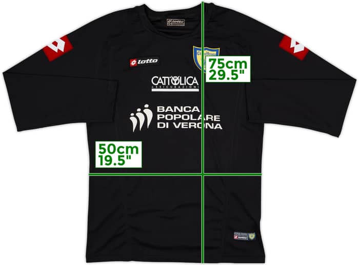 2007-08 Chievo Verona GK Shirt Aldegani #1 - 7/10 - (L)