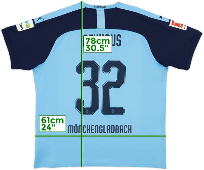2019-20 Borussia Monchengladbach Away Shirt Neuhaus #32 - 7/10 - (XXL)