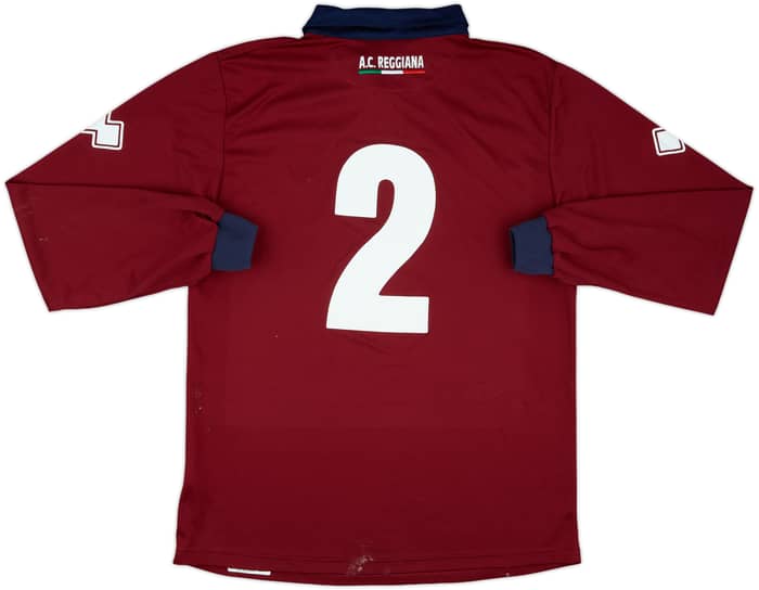2011-12 Reggiana Match Issue Home L/S Shirt #2