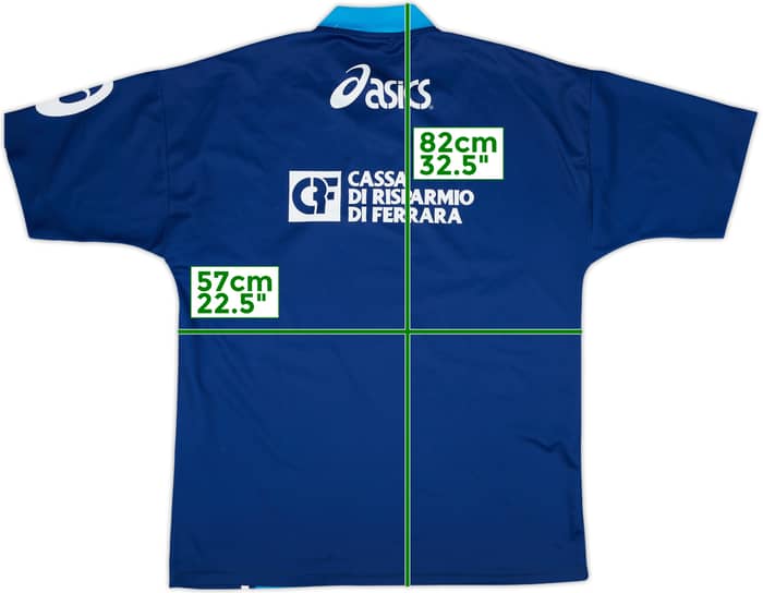 1999-00 SPAL Asics Training Shirty - 9/10 - (XXL)
