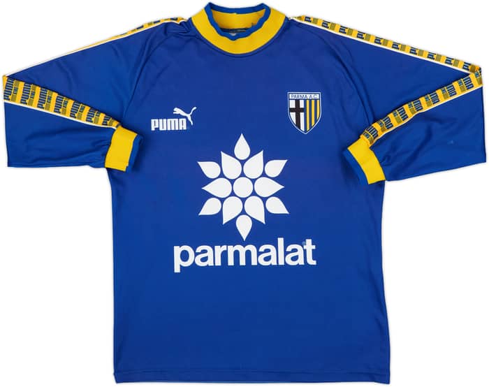 1995-96 Parma Puma Training L/S Shirt #147 - 8/10 - (S)