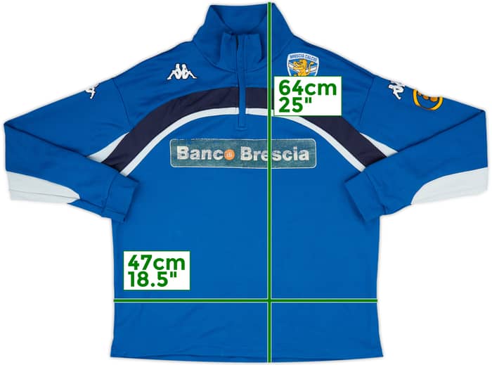 2005-06 Brescia Kappa 1/4 Zip Drill Top - 4/10 - (XXL)