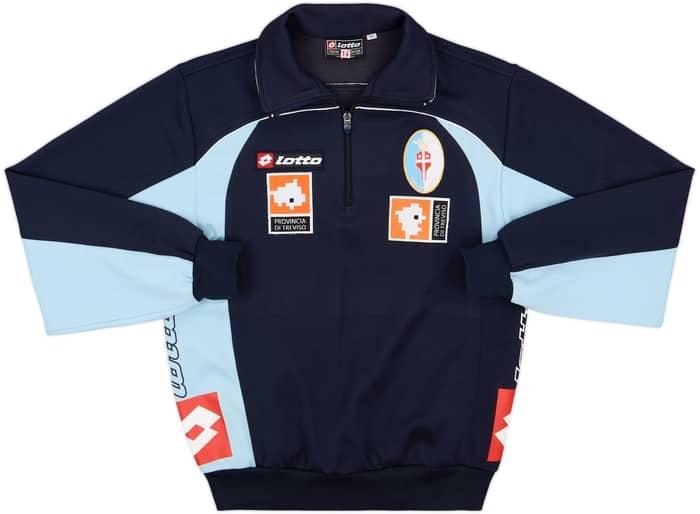 2006-07 Treviso Player Issue Lotto 1/4 Zip Drill Top - 8/10 - (XS)