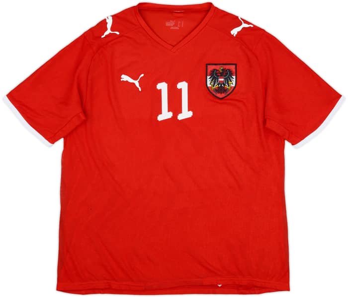 2008-09 Austria Home Shirt Korkmaz #11 - 7/10 - (L)