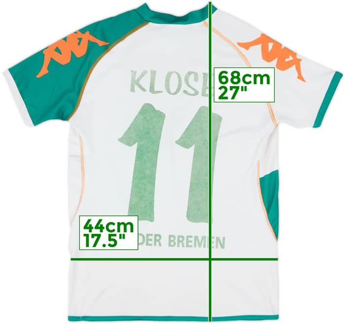 2006-07 Werder Bremen Home Shirt Klose #11 - 5/10 - (XL.Boys)