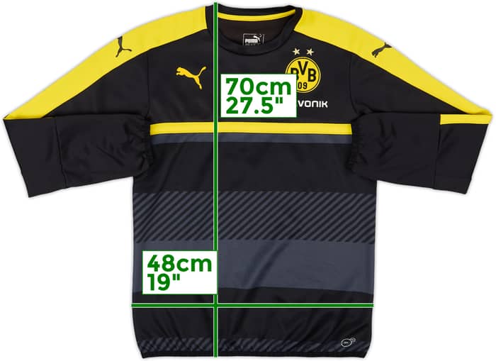 2016-17 Borussia Dortmund Puma Sweat Top - 7/10 - (XL.Boys)