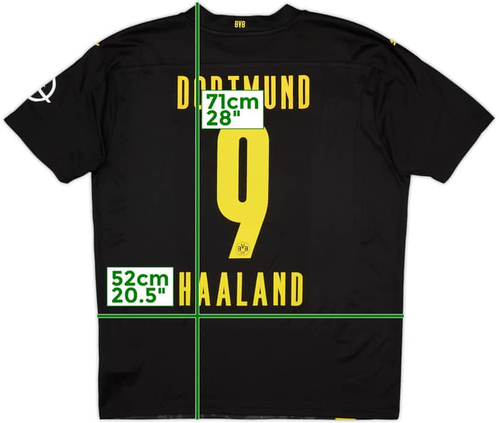 2020-21 Dortmund Away Shirt Haaland #9 - 10/10 - (L)