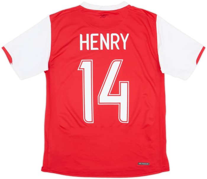 2006-08 Arsenal Home Shirt Henry #14 - 6/10 - (XL.Boys)