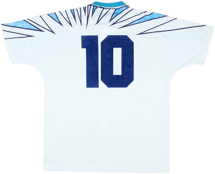 1991-93 Napoli Away Shirt #10 - 6/10 - (XL)