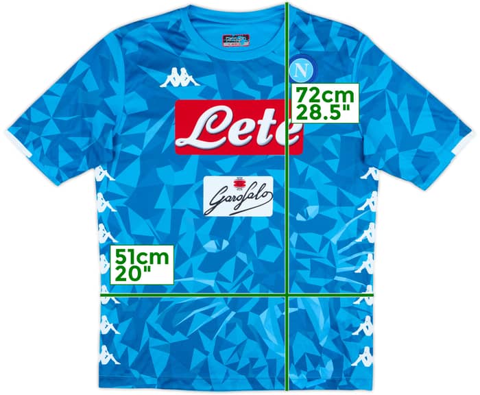2018-19 Napoli Home Shirt - 6/10 - (L)