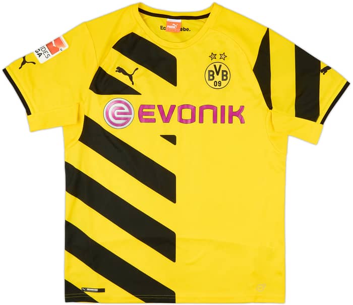 2014-15 Borussia Dortmund Home Shirt Grobkreutz #19 - 6/10 - (L)