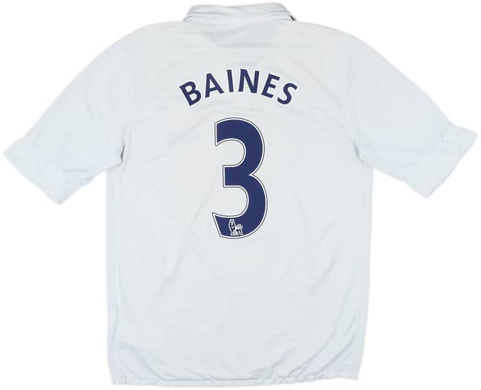 2012-13 Everton Third Shirt Baines #3 - 6/10 - (M)