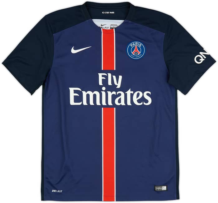 2015-16 Paris Saint-Germain Home Shirt Ibrahimovic #10 - 9/10 - (M)