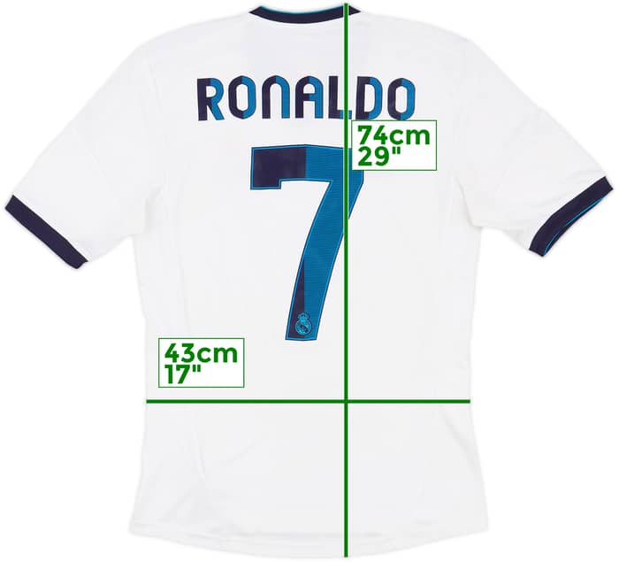 2012-13 Real Madrid Home Shirt Ronaldo #7 - 6/10 - (S)