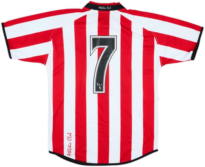 2004-05 Athletic Bilbao Youth Match Issue Home Shirt #7