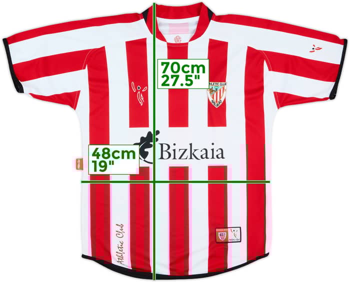 2004-05 Athletic Bilbao Youth Match Issue Home Shirt #7