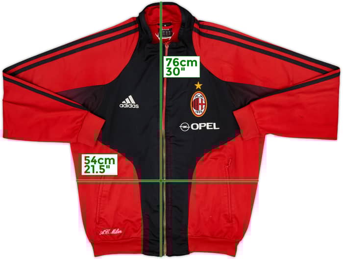 2004-05 AC Milan adidas Track Jacket - 7/10 - (S)