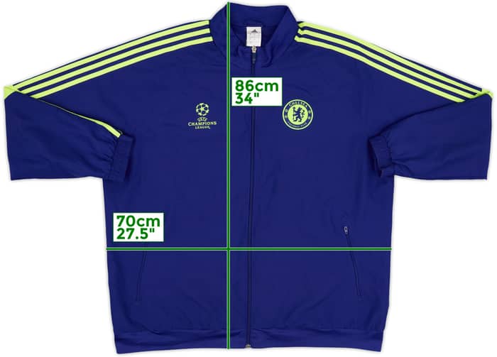 2014-15 Chelsea adidas CL Track Jacket - 8/10 - (XXL)