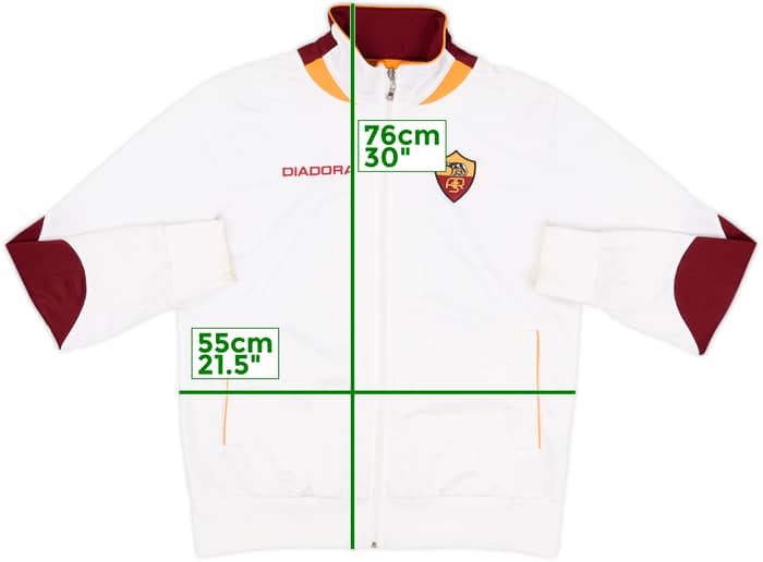 2005-06 Roma Diadora Track Jacket - 8/10 - (M)