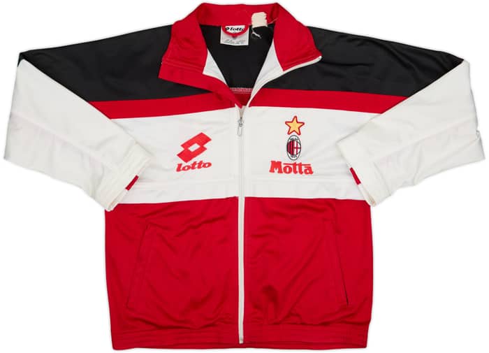 1993-94 AC Milan Lotto Track Jacket - 8/10 - (S)