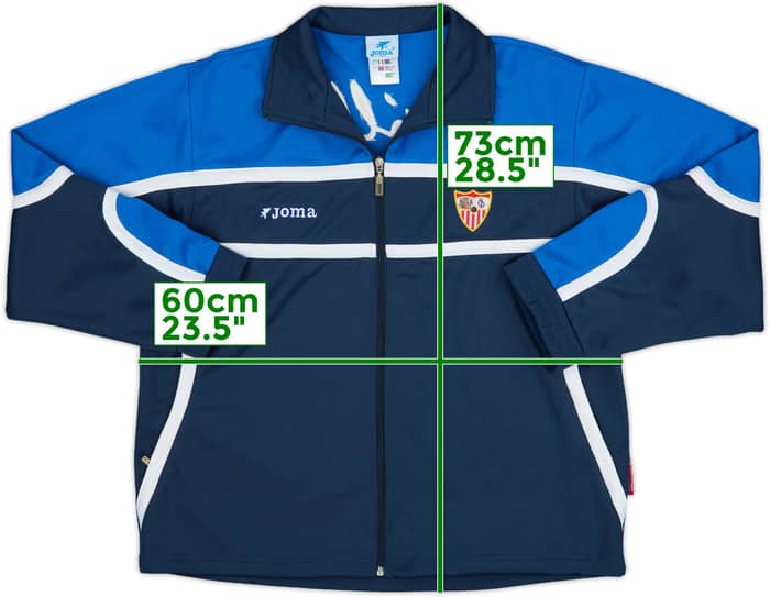 2001-02 Sevilla Joma Track Jacket - 9/10 - (S)