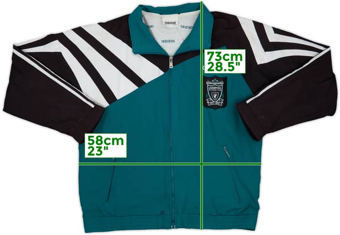 1995-96 Liverpool adidas Track Jacket - 4/10 - (M)