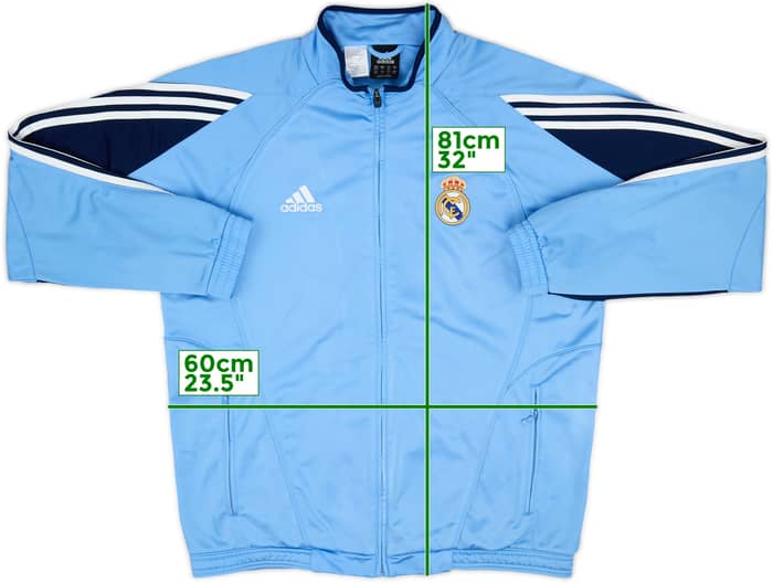 2005-06 Real Madrid adidas Track Jacket - 8/10 - (M/L)