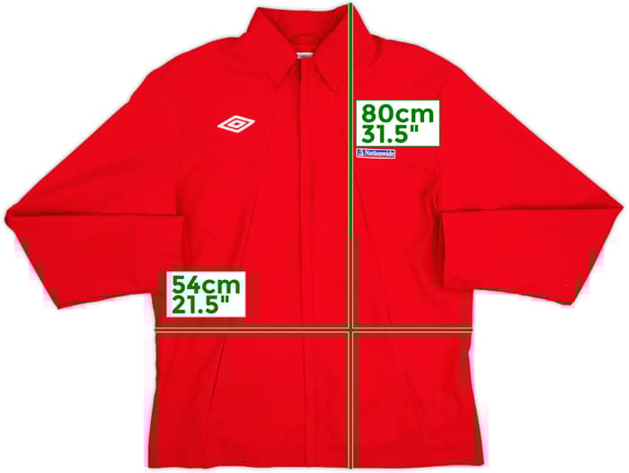 2010-11 England Umbro Track Jacket - 7/10 - (L)