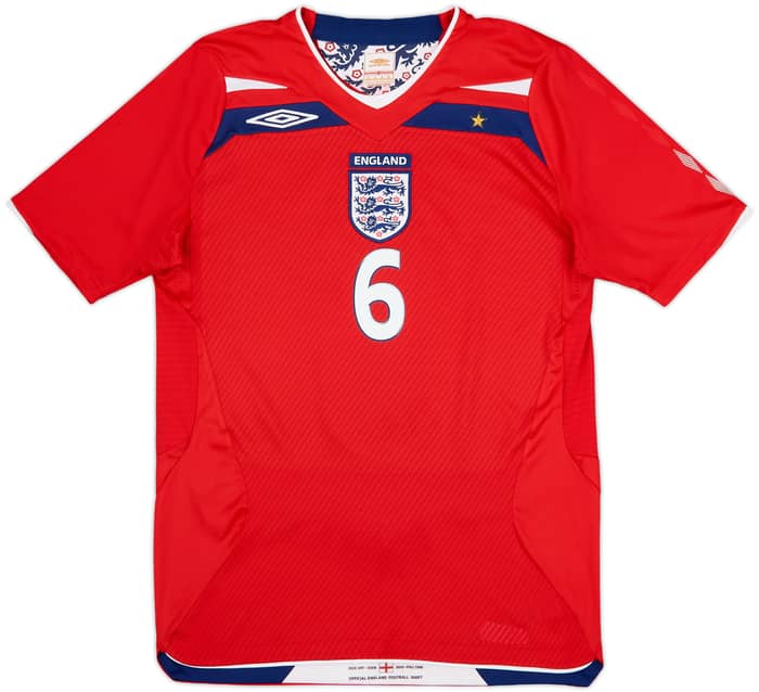 2008-10 England Away Shirt Terry #6 - 8/10 - (S)