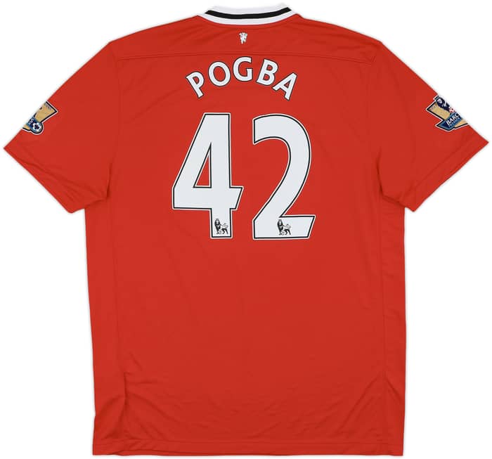 2011-12 Manchester United Home Shirt Pogba #42 - 6/10 - (XL)