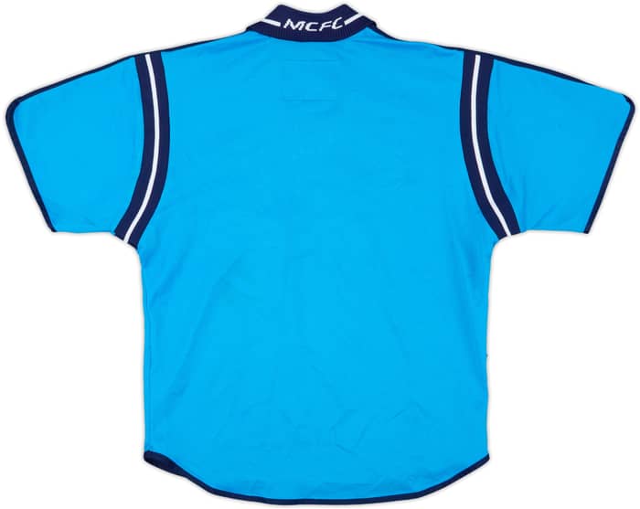 2001-02 Manchester City Home Shirt - 8/10 - (S.Boys)