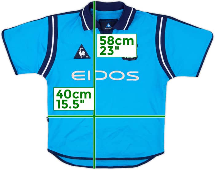 2001-02 Manchester City Home Shirt - 8/10 - (S.Boys)