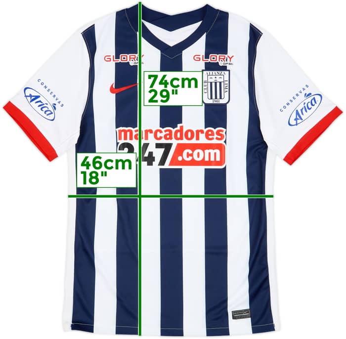 2022 Alianza Lima Home Shirt - 9/10 - (S)