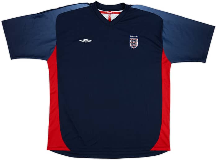 2004-06 England Umbro Training Shirt - 9/10 - (XL)