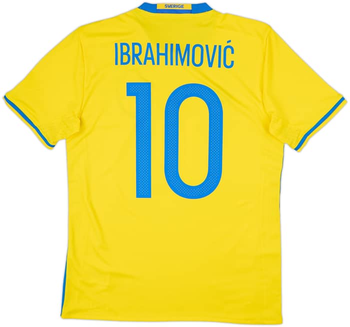 2016-17 Sweden Home Shirt Ibrahimovic #10 - 10/10 - (S)